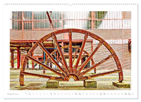 Produktbild: Zeche Zollverein. Weltkulturerbe. (hochwertiger Premium Wandkalender 2026 DIN A2 quer), Kunstdruck in Hochglanz