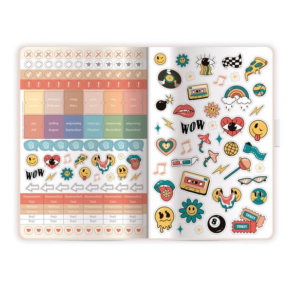 Produktbild: TR&Ouml;TSCH - Sch&uuml;lerkalender Specials mit Gummiband und Stifthalter Calm 26/27