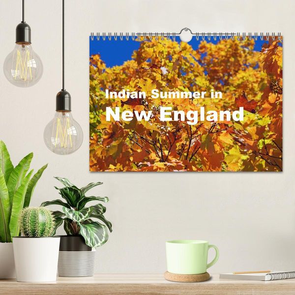 Produktbild: Indian Summer in New England (Wandkalender 2026 DIN A4 quer), CALVENDO Monatskalender