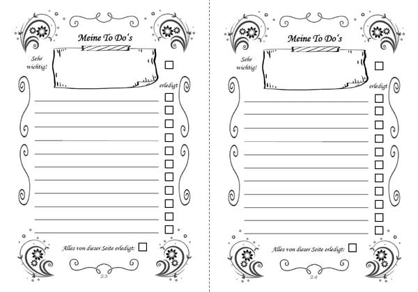 Produktbild: Mein To Do Listen Organizer