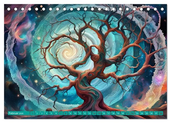 Produktbild: B&auml;ume wie Pers&ouml;nlichkeiten (Tischkalender 2026 DIN A5 quer), CALVENDO Monatskalender