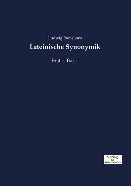 Produktbild: Lateinische Synonymik