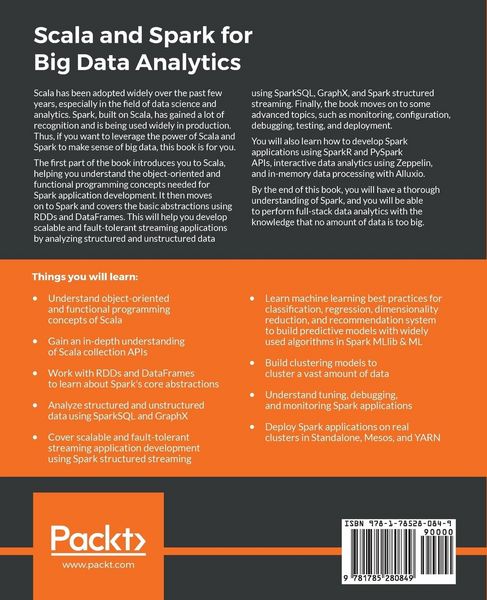 Produktbild: Scala and Spark for Big Data Analytics