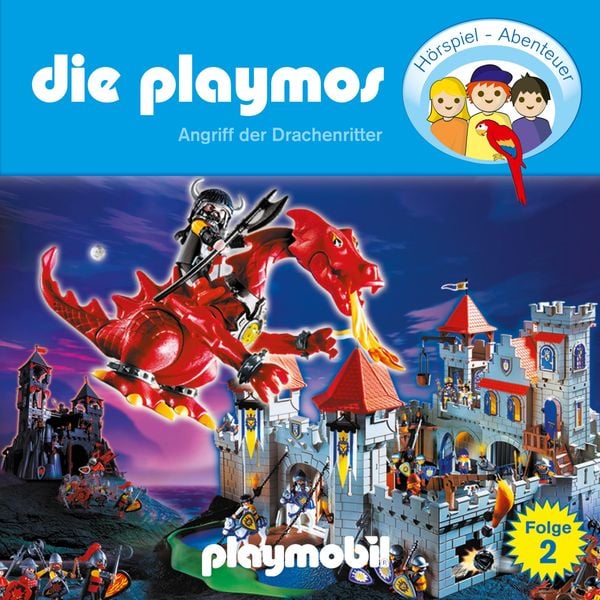 Die Playmos - Das Original Playmobil Hörspiel, Folge 2: Angriff der Drachenritter - Simon X. Rost , Florian Fickel, Audio, 4260229664100