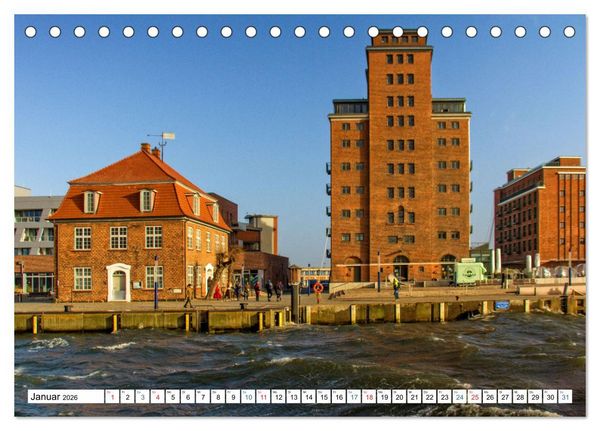 Produktbild: Stadt Wismar 2026 (Tischkalender 2026 DIN A5 quer), CALVENDO Monatskalender
