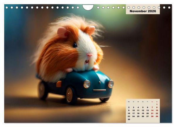 Produktbild: M&auml;rchenhafte Merlis - Schweinegeile Illustrationen (Wandkalender 2026 DIN A4 quer), CALVENDO Monatskalender