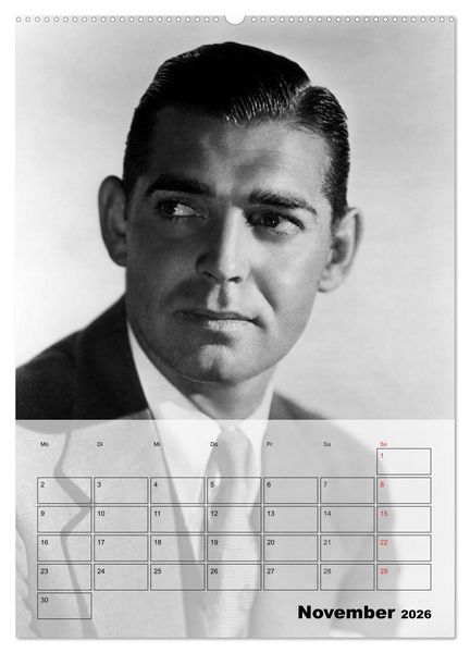 Produktbild: Filmstars - Legenden der goldenen Filmjahre (hochwertiger Premium Wandkalender 2026 DIN A2 hoch), Kunstdruck in Hochglanz