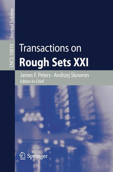 Produktbild: Transactions on Rough Sets XXI