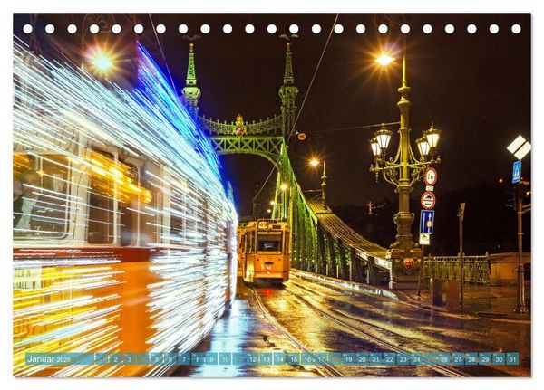Produktbild: Romantisches Budapest - Ungarns sch&ouml;ne Hauptstadt an der Donau (Tischkalender 2026 DIN A5 quer), CALVENDO Monatskalender