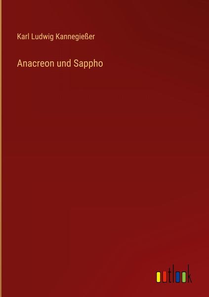 Produktbild: Anacreon und Sappho