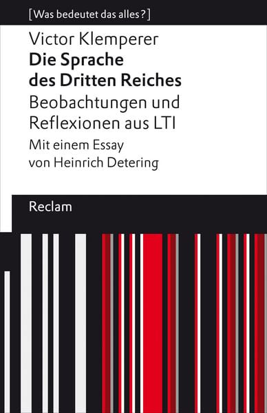 Produktbild: Die Sprache des Dritten Reiches. Beobachtungen und Reflexionen aus LTI