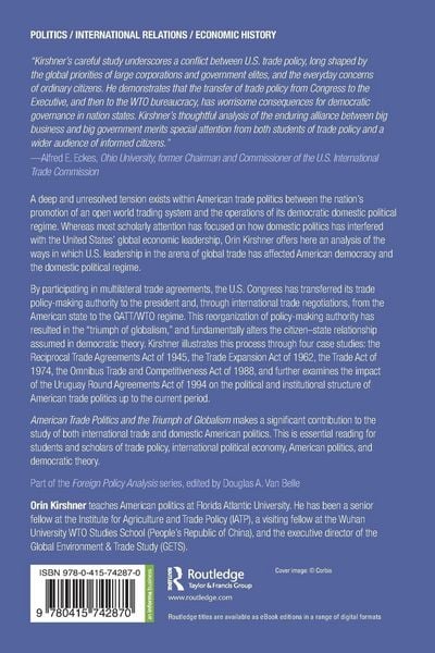 Produktbild: American Trade Politics and the Triumph of Globalism