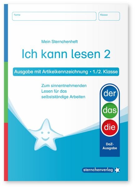 Produktbild: Ich kann lesen 2 Ausgabe mit Artikelkennzeichnung (DaZ) 1. und 2. Klasse