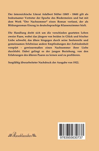 Produktbild: Der Nachsommer