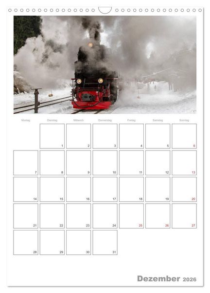 Produktbild: Mit Dampf durch den Harz (Wandkalender 2026 DIN A3 hoch), CALVENDO Monatskalender