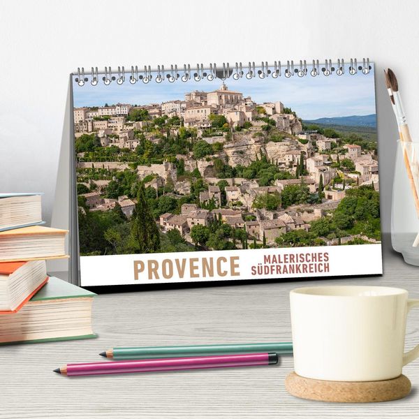 Produktbild: Provence: Malerisches S&uuml;dfrankreich (Tischkalender 2026 DIN A5 quer), CALVENDO Monatskalender