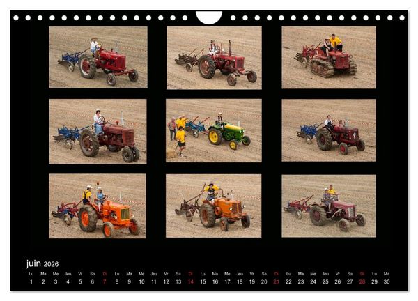 Produktbild: Anciens tracteurs agricoles (Calendrier mural 2026 DIN A4 vertical), CALVENDO calendrier mensuel