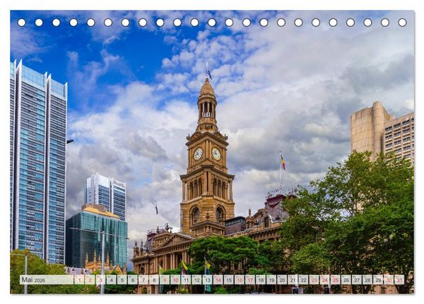 Produktbild: Australien Metropolen (Tischkalender 2026 DIN A5 quer), CALVENDO Monatskalender