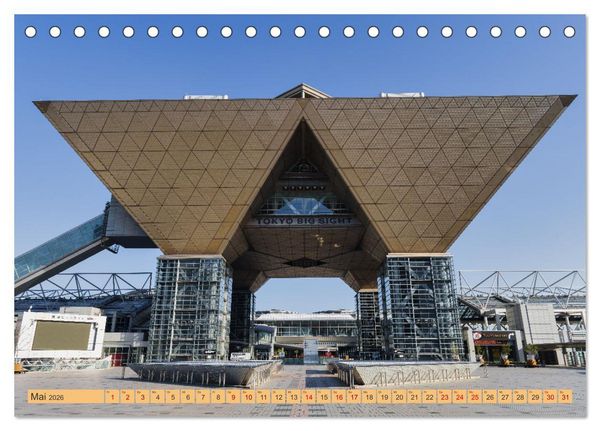 Produktbild: Impressionen aus Tokio, der Megastadt im Land der aufgehenden Sonne (Tischkalender 2026 DIN A5 quer), CALVENDO Monatskalender