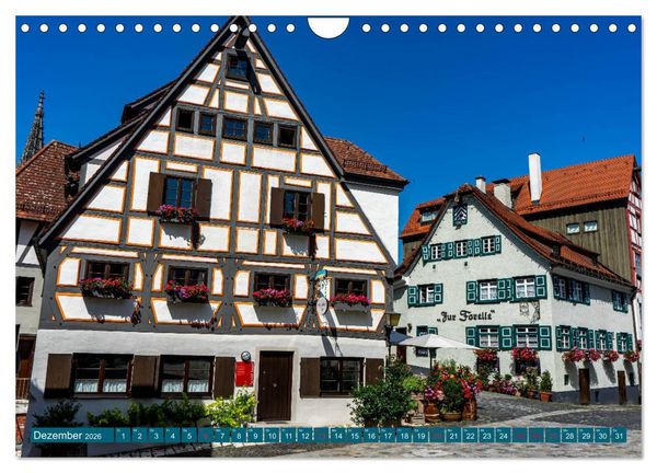 Produktbild: Quer durch Ulm (Wandkalender 2026 DIN A4 quer), CALVENDO Monatskalender