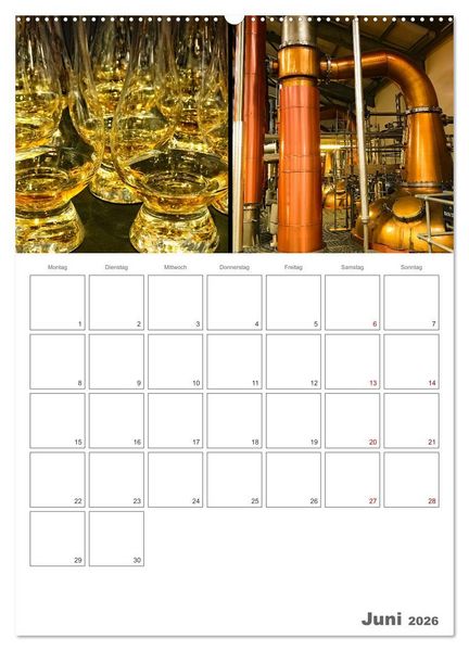 Produktbild: Schottland Impressionen - Schl&ouml;sser und Whisky (hochwertiger Premium Wandkalender 2026 DIN A2 hoch), Kunstdruck in Hochglanz