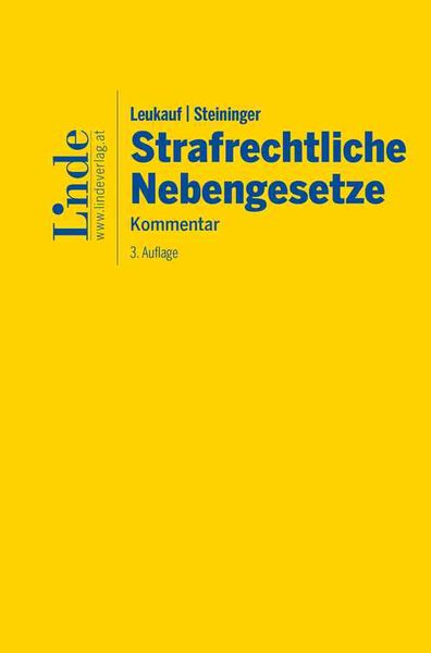 Produktbild: Leukauf/Steininger Strafrechtliche Nebengesetze