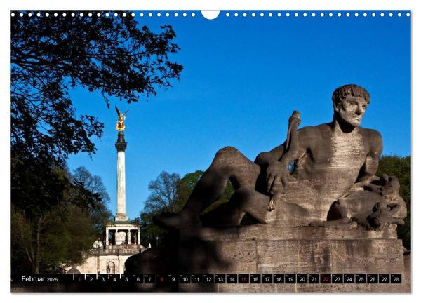 Produktbild: M&uuml;nchen - Die Sch&ouml;ne (Wandkalender 2026 DIN A3 quer), CALVENDO Monatskalender