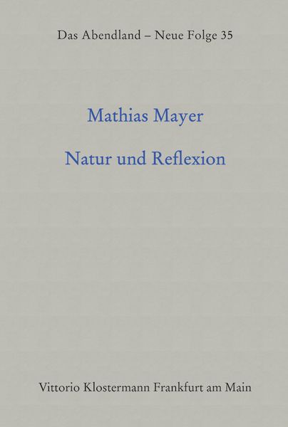 Produktbild: Natur und Reflexion