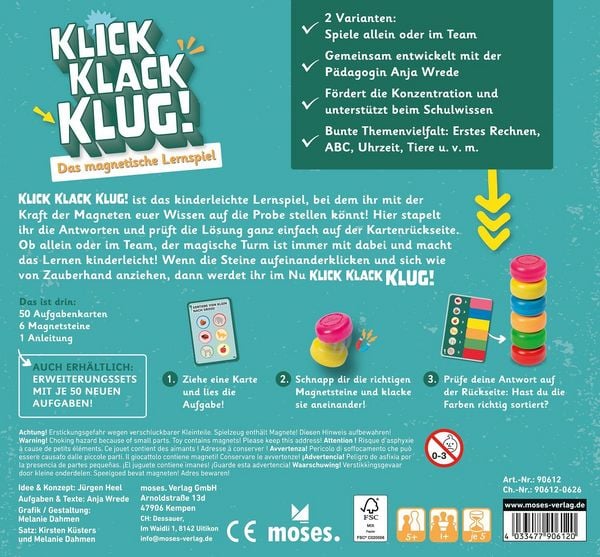 Produktbild: Klick Klack Klug Starterset ab 5 Jahren