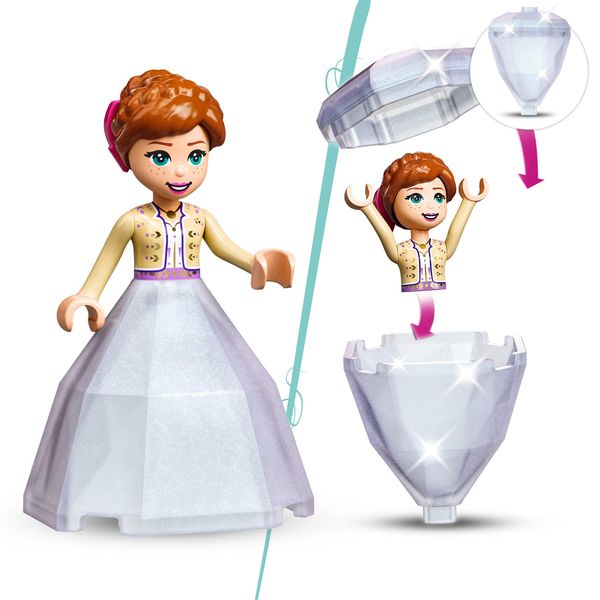 LEGO Disney Die Eiskönigin 2 43198 Annas Schlosshof Minipuppe mit Diamantkleid