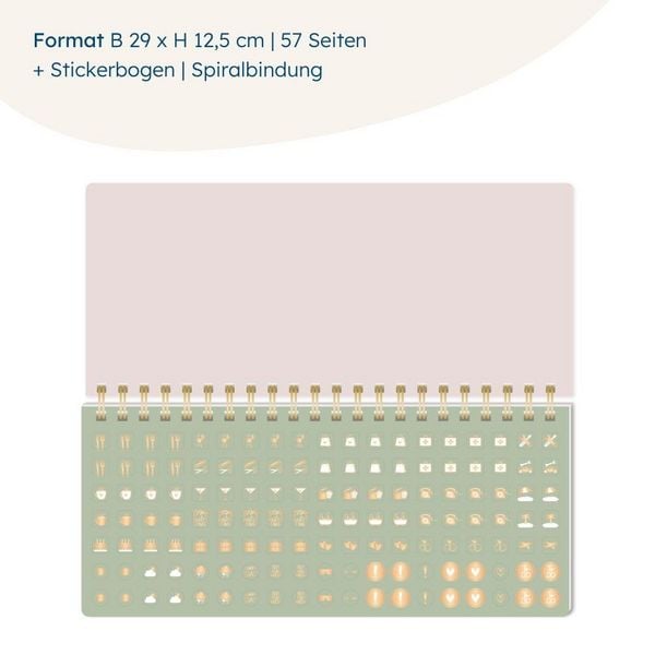 Produktbild: Wochenplaner 2027 Blumenmomente (mit Kalendarium)