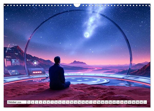 Produktbild: Neuer Morgen Mars (Wandkalender 2026 DIN A3 quer), CALVENDO Monatskalender
