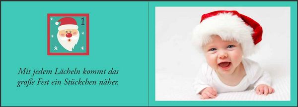 Produktbild: Baby Adventskalender - Ein zauberhaft fotografierter Bilderbuch-Adventskalender f&uuml;r Schwangere, Mamas und Papas