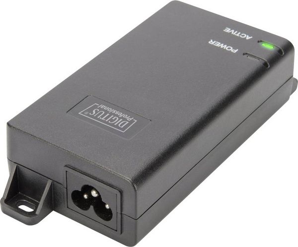 Produktbild: Digitus DN-95103-2 PoE Injektor 1 GBit/s IEEE 802.3at (25.5 W), IEEE 802.3af (12.95 W)