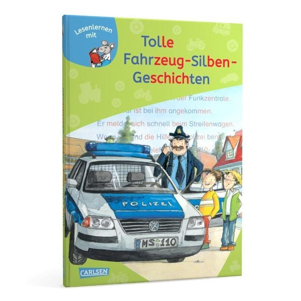 LESEMAUS zum Lesenlernen Sammelbände: Tolle Fahrzeug-Silben-Geschichten