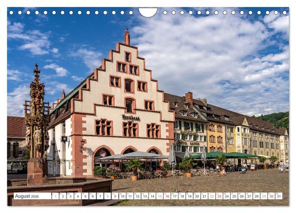 Produktbild: Deutschlands sch&ouml;nste Altst&auml;dte - Baden-W&uuml;rttemberg (Wandkalender 2026 DIN A4 quer), CALVENDO Monatskalender