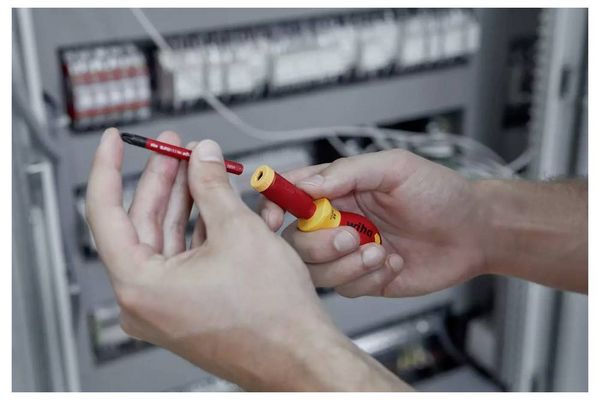 Produktbild: Wiha VDE Umsteckgriff Griff-Durchmesser: 34 mm Passend f&uuml;r (Serie Schraubendreher): Wiha Torque, Wiha slimBit