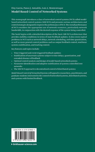 Produktbild: Model-Based Control of Networked Systems