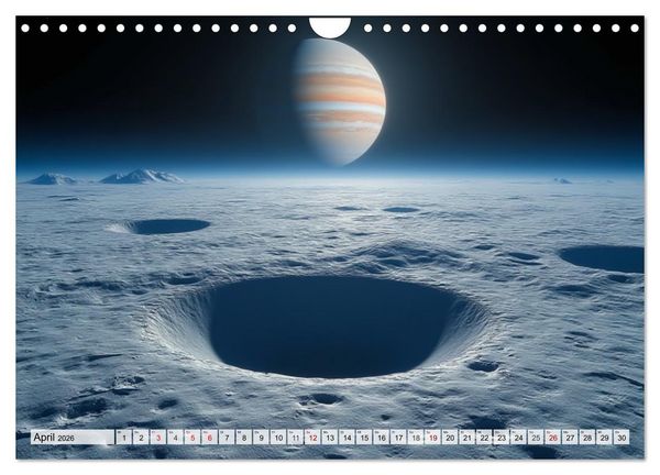Produktbild: Kosmische Landschaften - Jenseits der Erde (Wandkalender 2026 DIN A4 quer), CALVENDO Monatskalender