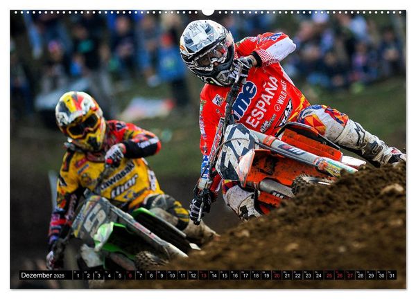Produktbild: Blickpunkte Motocross (hochwertiger Premium Wandkalender 2026 DIN A2 quer), Kunstdruck in Hochglanz