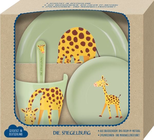 Produktbild: Geschirr Geschenkset Giraffe - Freche Rasselbande