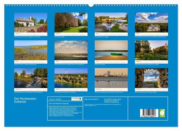 Produktbild: Der Nordwesten Estlands (hochwertiger Premium Wandkalender 2026 DIN A2 quer), Kunstdruck in Hochglanz