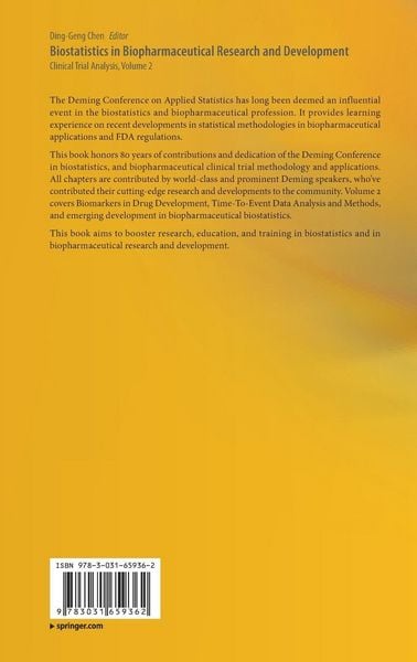 Produktbild: Biostatistics in Biopharmaceutical Research and Development