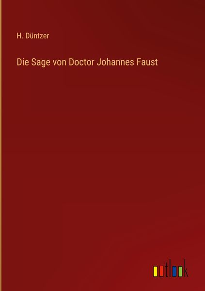 Produktbild: Die Sage von Doctor Johannes Faust