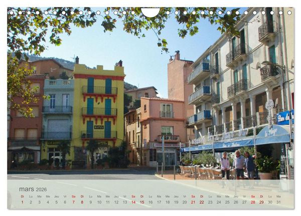 Produktbild: C&ocirc;te Vermeille entre mer et Pyr&eacute;n&eacute;es (Calendrier mural 2026 DIN A4 vertical), CALVENDO calendrier mensuel