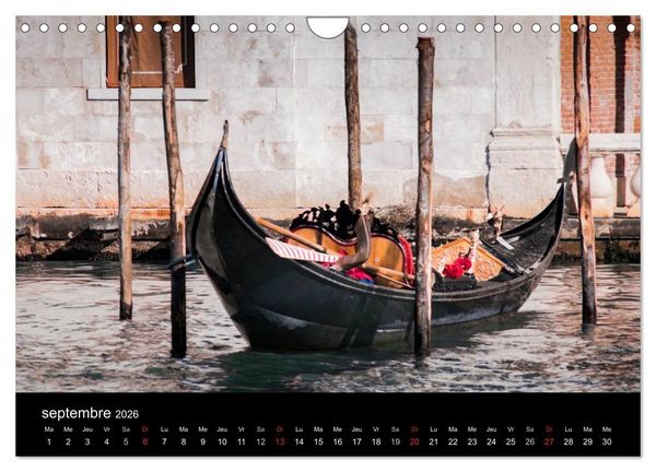 Produktbild: Venise Impressions (Calendrier mural 2026 DIN A4 vertical), CALVENDO calendrier mensuel