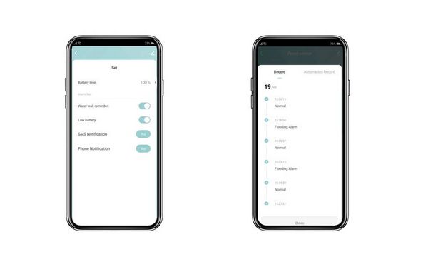 Produktbild: Sygonix SY-6515316 Funk-Wassermelder mit App-Steuerung batteriebetrieben