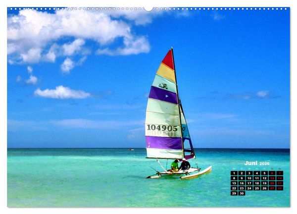 Produktbild: Katamarane an Traumstr&auml;nden - Hobie Cats in Cuba (Wandkalender 2026 DIN A2 quer), CALVENDO Monatskalender