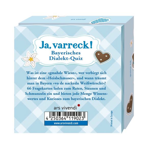 Produktbild: Ja, varreck! Bayerisches Dialekt-Quiz