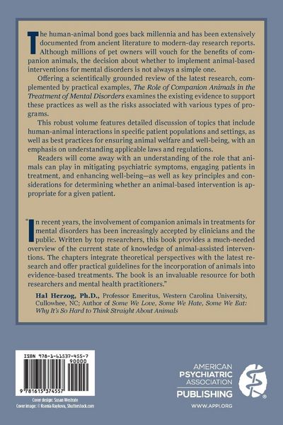 Produktbild: The Role of Companion Animals in the Treatment of Mental Disorders